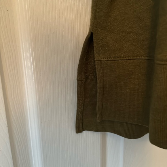 Olive Relaxed Fit Sweatshirt - Picture 3 of 3